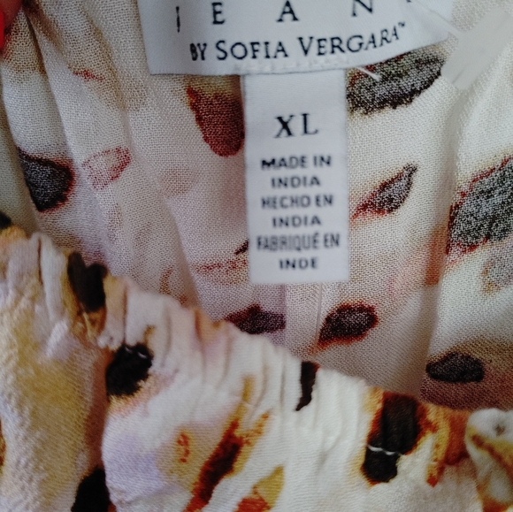 #36 Sofia Vergara Sweetheart Ruffle Long Midi Dress ~ Size XL - Picture 3 of 12